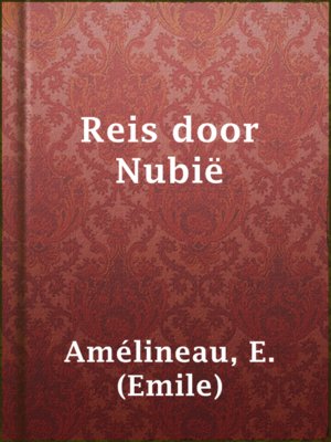 cover image of Reis door Nubië